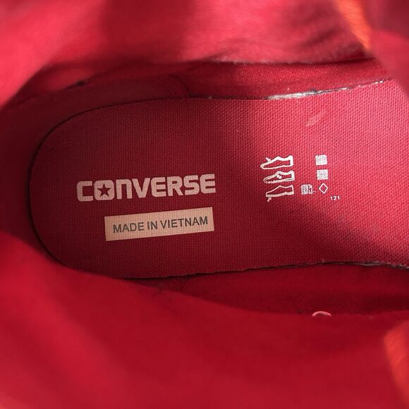 Converse Chuck Taylor All Star Zig Zag 139841F Mens Size 13 Red High Top Shoes - Picture 12 of 13